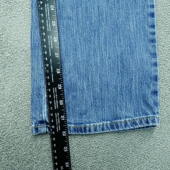 St John's Bay Bootcut Denim Jeans Women Size 6 Long Blue Cotton Blend - Picture 7 of 7